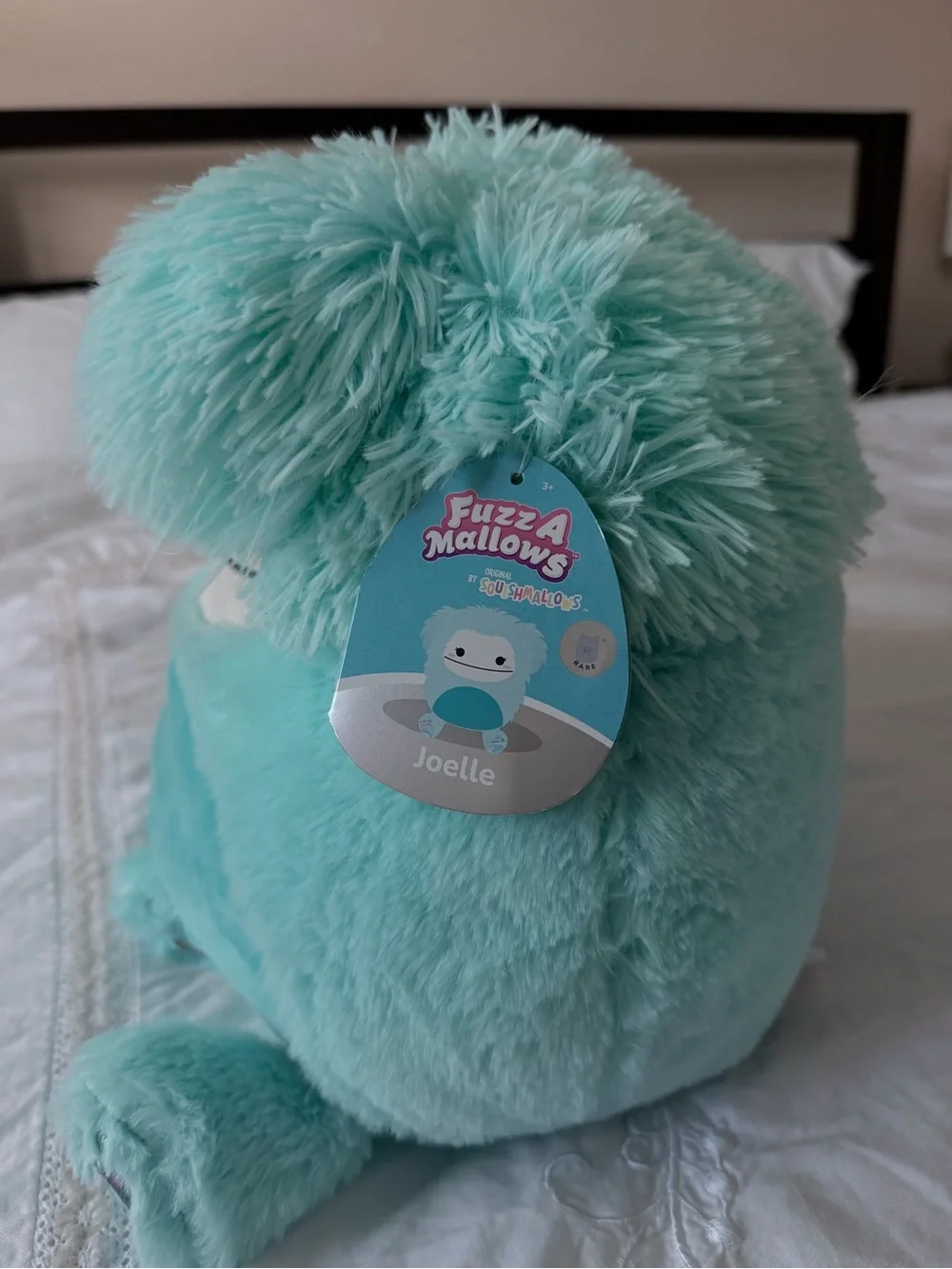 Squishmallows Teal Plush Small Pet Toy with Heart Paw Details